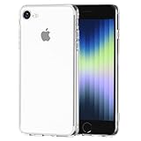 NEW'C Hülle für iPhone SE 2020 (4,7 Zoll), [Ultra transparent Silikon Gel TPU Soft] Cover Case Schutzhülle Kratzfeste mit Schock Absorption