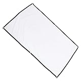 Lurrose Faltbare Projektionsleinwand Tragbare Polyester für Outdoor Filmvorführungen Falten Hd für Innen und Außenbereich Installieren Kompatibel mit LED und Projektoren
