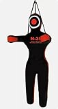 MMA Dummy Wurfpuppe 180cm Rot von N-35,Punching Bag,Judo,Boxing,Ringen,MMA, Grappling,Ju Jutsu,Wurfpuppe (ungefüllt)