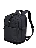 Travelite Handgepäck Rucksack, RyanAir Maße, KICK OFF, Laptop Rucksack 13 Zoll, Praktischer Rucksack mit Dehnfalte + Aufsteckfunktion, 40 cm, 20-23 Liter