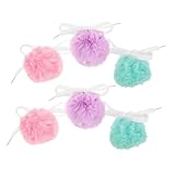 BCOATH 6 Stück Teiliges Roller Skate Pom Pom mit Klingeln Bunte Schuhcharms aus Weichem Material Dekorative Abnehmbare Schnürsenkel-anhänger für Roll Eislaufschuhe Geeignet