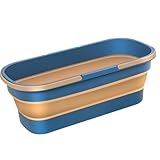 Reinigungseimer - Faltbares Waschbecken | Tragbarer Wischmoppeimer | Rechteckiger Wischeimer | Wischmopp Eimer für Haus, Waschküche, Café