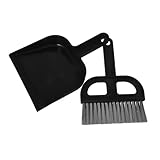 TOPBATHY Kleines Desktop Kehrset mit Staubschaufel und Handfeger Mini Bürste Leicht Greifbar Vielseitiges Reinigungstool für Büro Haushalt Auto und Camping Platzsparend und Praktisch