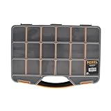 Perel Velleman OMR18 Sortimentskasten (L x B x H) 420 x 305 x 61mm Anzahl Faecher: 18 1St Schwarz, Orange