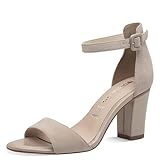 Tamaris Sandalette Damen Blockabsatz grau,EU 39