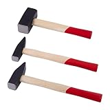 BOOMET Hammer · Verschiedene Größen und Sets · Steinmetzhammer 1000g / 1500g · Fäustel für präzises Arbeiten · Ideal für Maurer und Schlosser