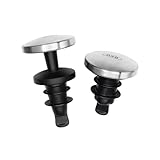 OXO Weinflaschenverschluss-Set aus Stahl, auslaufsicher, (2 Pack)