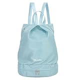 Nass- und Trockenrucksack, Wet Dry Bag Rucksack | Trocken-Nass-Reise-Sportrucksack, -Pool-Freizeittaschen, Turnbeutel-Tasche, multifunktionale tragbare Rucksack-Tasche für Fitnessstudio, Schwimme