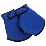 TOGEVAL Verstellbare Schwimmhandschuhe aus Strapazierfähigem Nylon Atmungsaktiv für Wassersport Schwimmtraining und Muskelkräftigung Geeignet für Damen und Herren Zufällige Farbe