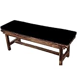 Wasserdichtes Outdoor-Bankkissen, 120 x 40 x 5 cm, waschbares Kissen mit Reißverschluss für Korbstühle, Sofas und Esszimmer, strapazierfähiges Gartensitzpolster für Komfort auf der Terrasse