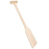 Hemobllo Leichtes Robustes Holzpaddel mit Griff Ergonomisches Ruder für Erwachsene Handgefertigtes Bootspaddel für Kanus Bootfahren und Wasseraktivitäten
