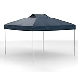 COSTWAY Pavillon 3x3m, Faltpavillon wasserdicht stabil, UV-Schutz 50+, Partyzelt, Faltzelt, inkl. 8 Bodennägel & 4 Windseilen & 1 Tragetasche, Gartenpavillon für Terrasse, Garten, Hinterhof (Marine)