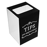 jojofuny Transparente Acryl Spendenbox mit Schloss Sichere Trinkgeldbox für Bars und Restaurants Eleganter Aufbewahrungskasten mit Einwurfschlitz Robuste Losbox für Spenden und Abstimmungen