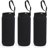JEYORZY 3 pcs flaschenhülle, Flaschen Schutzhülle, Wasserflasche Thermo-Hülle Isolierte, Flaschen Thermo-Hülle Taschen, Wasserflasche Neopren Beutel, thermotasche für flaschen, tasche für trinkflasche