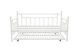 DHP Manila Metal Daybed/Trundle White Single