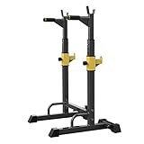 Langhantelablage, Kniebeugenständer, Verstellbares Bankdrückgestell, Klimmzugstangen, Rack Squat Bankdrücken, Multifunkt