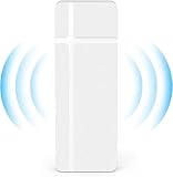 Outdoor Wetterfester WLAN Repeater, IP65 Regenfest und Staubdicht WLAN Verstärker mit AP Modus, 5.8Ghz + 2.4Ghz1200M Dual Band WiFi Expander,Eingebaute versteckte Antenne, Arbeitstemperatur -40℃—70℃