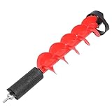 28 Zoll Eisbohrer Set, Eisbohrer aus Nylon mit Stahlschneidern, Leichtes für Winter Outdoor Zubehör mit Float Design und Verbesserter Kontrolle