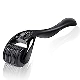 URAQT Beard Roller 0.5 mm, Dermaroller, Bartroller Bartwuchs, Microneedling Roller für Gesicht und Körper, Nadelroller Bart Roller für Gesichtshautpflege, Anti-Aging, Anti-Falten, Narbenentfernung
