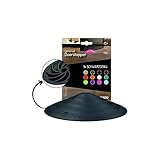 Doornado Starker Gummi Türstopper - Türhalter ohne Bohren - Für alle Arten von Türen und Böden - 118x25mm – Designpreis - Schwarz