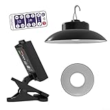 SPORTARC Sonnenschirmlampe für den Außenbereich, solarbetriebene Licht-Fernbedienung für Gartenparty, Netzanzeige (weiß), Z874PZS37M6T38MP8D4L