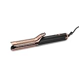 BaByliss Curl Styler Lustre, Innovativer Lockenstab mit integrierten Heizplatten und Kühlluft-Funktion C115E, Titan, Keramik