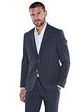emilio adani Herren Herren Anzug-Sakko Slim fit, 37651, 37651, Indigoblau in Größe 98