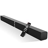 HoYLluDLL 2.0 Kanal Soundbar für Fernseher, 32 Zoll Teilbare 2-in-1-Soundbar für TV Geräte mit 3 EQ-Modi und 3D-Surround-Sound, TV Lautsprecher Soundbars Bluetooth 5.3, ARC/Optical/AUX, KY2020D