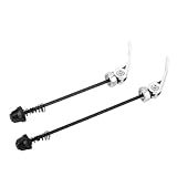 Helilyco Eloxierte Schnellspanner-Spieße, 100 mm vorne und 135 mm hinten, Aluminiumlegierung, Schwarz, Rot, Blau, Gold, Silber