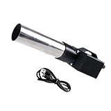 Tragbarer elektrischer Grillventilator, Luftgebläse für Outdoor-Grillen, Typ C + DC 5,5 x 2,1 mm, Leistungsaufnahme, 16000 U/min, Grillventilator