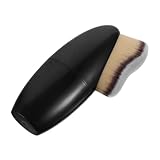 TOVINANNA Foundation-pinsel Rougepinsel Make -up -applikatorbürste Reisen -make -up -bürste Pinsel Für Flüssige Grundierung Für Das Gesicht Gesichtsmake -up -bürste Schwarz Weiches Fell