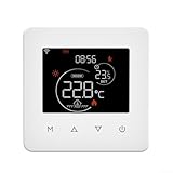 CWOQOCW Programmierbares WLAN-Thermostat für Heizungskessel, Smart-Home-Temperaturregelung mit Sprachassistent-Fernbedienungs-App (Kesselheizung)