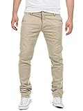 Yazubi - Herren Chino Hose Dustin - Chinohose Für Männer - Baumwoll Hosen, Beige (Plaza Taupe 161105), W34/L32