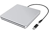 NOLYTH Externes CD Laufwerk für Laptop, DVD Laufwerk Extern für Mac MacBook, Slot-in Externe Optische Laufwerke, Portable USB CD Laufwerk Extern Brenner Externes Laufwerk für PC Apple Windows Desktop