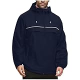 Jeansjacke Herren Herren Sweatshirt Ohne Kapuze Windbreaker Atmungsaktiv Regenjacke Coat Sport Übergangsjacke Coat für Männer XL Windbreaker Windjacke Regenjacke Atmungsaktiv Übergangsjacke Dünne