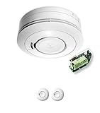 Ei Electronics Ei650RF Funkrauchmelder, Bundle aus funkvernetzbarem Rauchwarnmelder und Funkmodul im 2er Set, Testsieger Stiftung Warentest mit Batterie für 10 Jahre, weiß