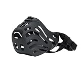 Bamyli Maulkorb Hund - für Große, Mittlere und Kleine Hunde, Weicher, Atmungsaktiver Silikon-Maulkorb gegen Bellen, Kauen und Beißen für Training, Gassi & Tierarzt