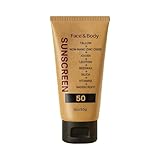 Mineralische Sonnencreme SPF50, Riffsicher, Wasserfest, Ölfrei & Nicht Fettend, Biologische und Natürliche, Parfümfreie Formel (1)
