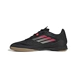 adidas Unisex F50 League Football Boots Indoor Fußballschuhe, core Black/Iron met./Lucid red, 42 EU