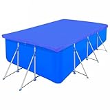 Poolabdeckungen 2 STK. PE Rechteckig 90 g/m² 400x207 cm, LAPOOH Poolplane, Poolbeleuchtung, Poolabdeckung, Poolzubebör, Swimming Pool Abdeckplane - 3082804