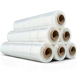 SUG - Stretchfolie Transparent 50cm x 300m - Profi Schutzfolie für Möbel, Verpackung, Umzug - Extra Hohe Reißfestigkeit Verpackungsfolie - Wickelfolie/Schutzfolie ideal als Palettenfolie & Möbelfolie