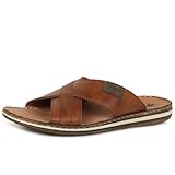 Rieker Herren 21082 Pantolette, Braun, 44 EU