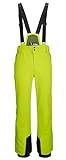 killtec Herren Skihose/Funktionshose mit abnehmbaren Trägern, Kantenschutz, Schneefang und Beinventilation KSW 82 MN SKI PNTS, frühlingsgrün, XL, 43443-000