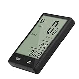 Wasserdichter Fahrradcomputer Kabellos | Touchscreen Fahrradcomputer | 2,8 Zoll Display Schwarz Fahrradcomputer | Staubdicht Radsport Zubehör, Outdoor Radcomputer ecra