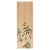 Tüten Für Baguette Garni 'Feel Green' 34 G/M2 12+4X35 Cm Natur Pergament Fettabweisend - 500 Un.