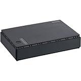 Accurat USV Mini UPS Unterbrechungsfrei Stromversorgung -18W, 25,6Wh, 8000mAh, 5V, 9V, 12V DC, POE 15V/24V, USB A, LED - Batterie Backup, LifePO4 Powerbank zum Laden von Smartphones, Tablets