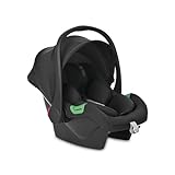 Lorelli Babyschale i-Size Spirit (40-87 cm) verstellbare Kopfstütze, Faltdach, Farbe:schwarz