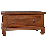 DYRJDJWIDHW Tisch,couchbar,Wohnzimmer möbel,Kleiner Tisch,Couchtisch 80x50x40 cm Teak Massivholzcoffee Table,sofatisch,Couch bar,Table,Couch Tisch,