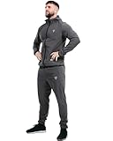 RDX Schwitzanzug Zum Abnehmen, Saunaanzug REACH Konform, Kapuzen Anzug Sauna Suit Sweatanzug Sportanzug Trainingsanzug Thermo Sweatsuit Boxen MMA Gym Fitness Laufen Herren Damen