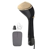 Philips Steamer 7000 Series - 1500W, 28 g/min Dampfleistung, zugespitzte Heizplatte aus Metall, 2 abnehmbare Wassertanks, inkl. Handschuh/StyleMat, Schwarz (STH7060/80)